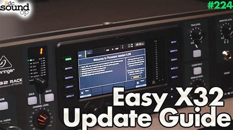 behringer x32 firmware update.